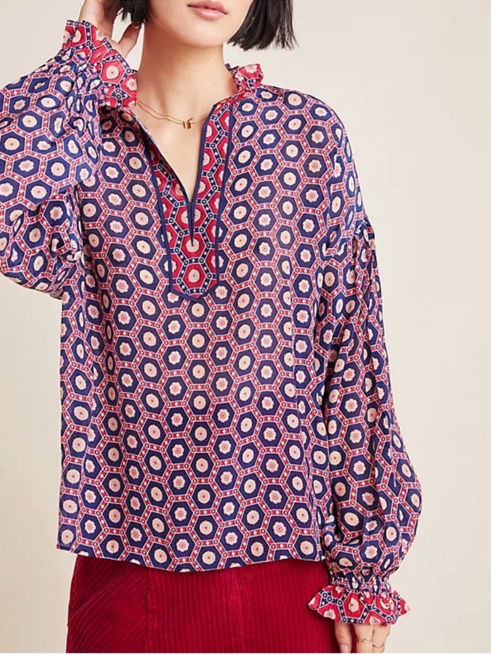 Anthropologie Tanvi Keda Blouse